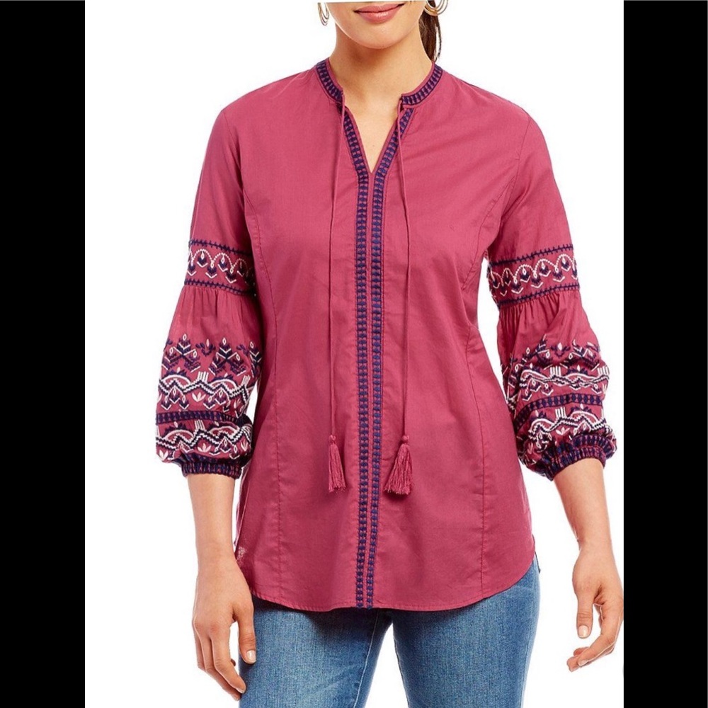 Reba Island Voyage Azalea Top